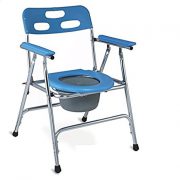 Commode Chair With Front Seat And Backrest