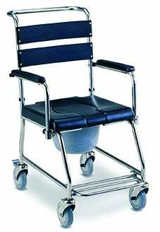 Commode Shower Chair Flip Down Armrest