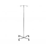 Mobile Drip Stand Pole With Two Hooks