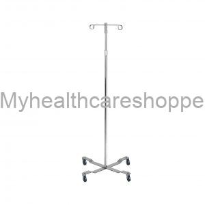 Mobile Drip Stand Pole With Two Hooks